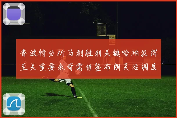 香波特分析马刺胜利关键哈珀发挥至关重要米奇需借鉴布朗灵活调度